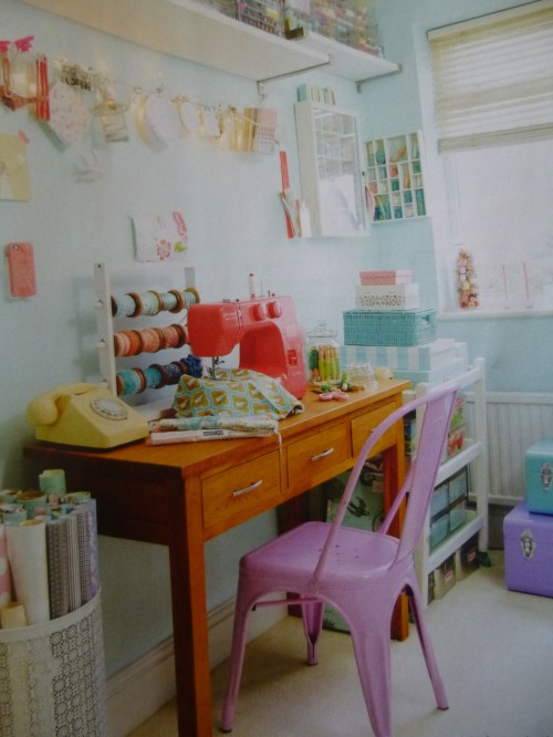 Torie's workroom